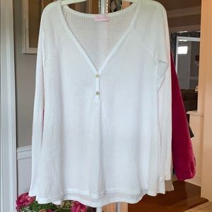 Pink Lilky waffle knit